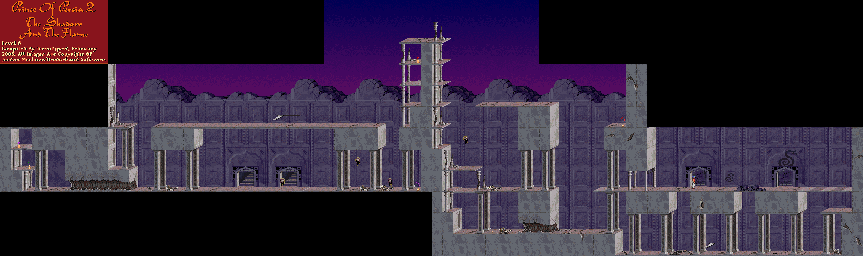 Thumbnail for a map of Level 06 for the PC game Prince Of Persia 2: The Shadow And The Flame.