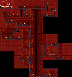 Thumbnail for a map of Level 11 for the PC game Prince Of Persia 2: The Shadow And The Flame.