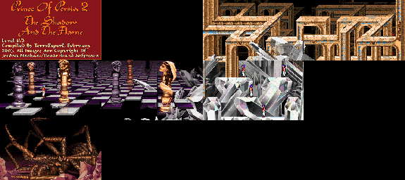 Thumbnail for a map of Level 14 (B) for the PC game Prince Of Persia 2: The Shadow And The Flame.