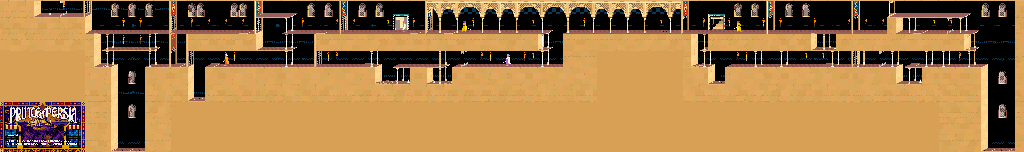 Thumbnail for a map of Level 04 for the PC game Prince Of Persia.