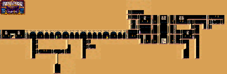 Thumbnail for a map of Level 05 for the PC game Prince Of Persia.