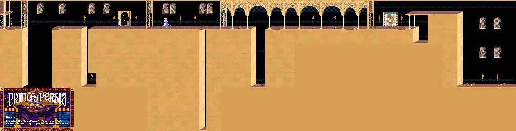 Thumbnail for a map of Level 06 for the PC game Prince Of Persia.
