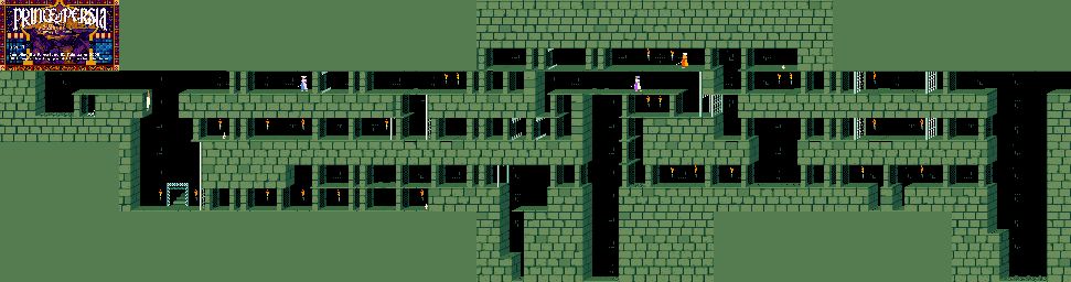 Thumbnail for a map of Level 07 for the PC game Prince Of Persia.