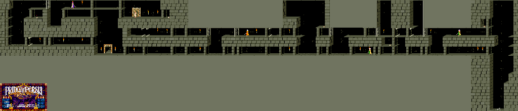 Thumbnail for a map of Level 08 for the PC game Prince Of Persia.