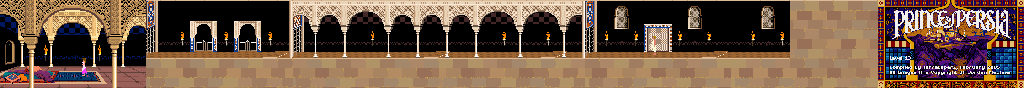 Thumbnail for a map of Level 13 for the PC game Prince Of Persia.