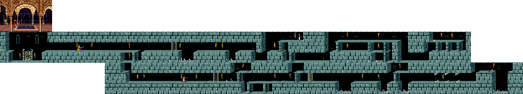 Thumbnail for a map of Map for the PC game Prince Of Persia: Special Edition.