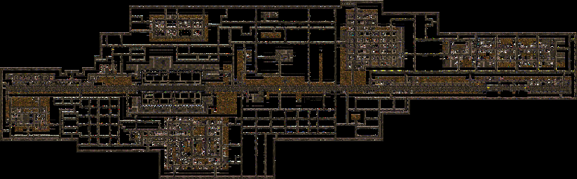 Thumbnail for a map of Level 1: Downtown Core (Overhead) for the PC game Quarantine.