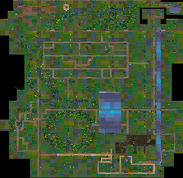 Thumbnail for a map of Level 2: The Park (Overhead) for the PC game Quarantine.