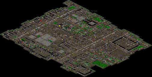 Thumbnail for a map of Level 3: Old Kemo (Isometric) for the PC game Quarantine.