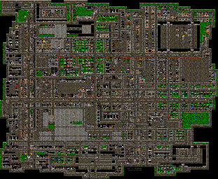 Thumbnail for a map of Level 3: Old Kemo (Overhead) for the PC game Quarantine.