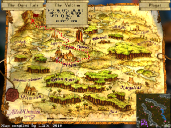 Thumbnail for a map of 09: The Volcano (Mini-Map) for the PC game Rage Of Mages.