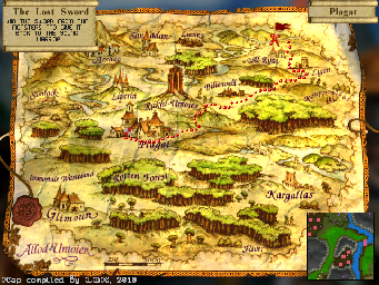 Thumbnail for a map of 14: The Lost Sword (Mini-Map) for the PC game Rage Of Mages.
