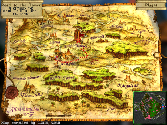 Thumbnail for a map of 26: Road To The Tower (Mini-Map) for the PC game Rage Of Mages.
