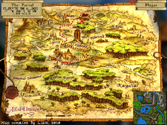 Thumbnail for a map of 27: The Portal (Mini-Map) for the PC game Rage Of Mages.