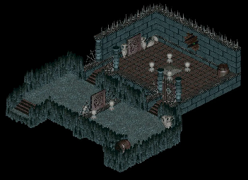 Thumbnail for a map of Citadel Island Bug Street - Cave Under Twinsen's House for the PC game Relentless: Twinsen's Adventure.
