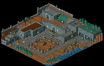 Thumbnail for a map of Citadel Island LupinBurg - 1 for the PC game Relentless: Twinsen's Adventure.