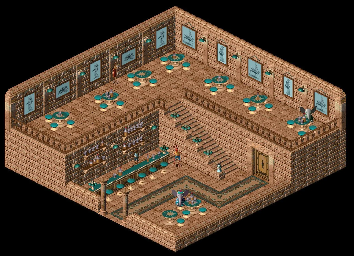 Thumbnail for a map of Citadel Island LupinBurg - Cafe for the PC game Relentless: Twinsen's Adventure.