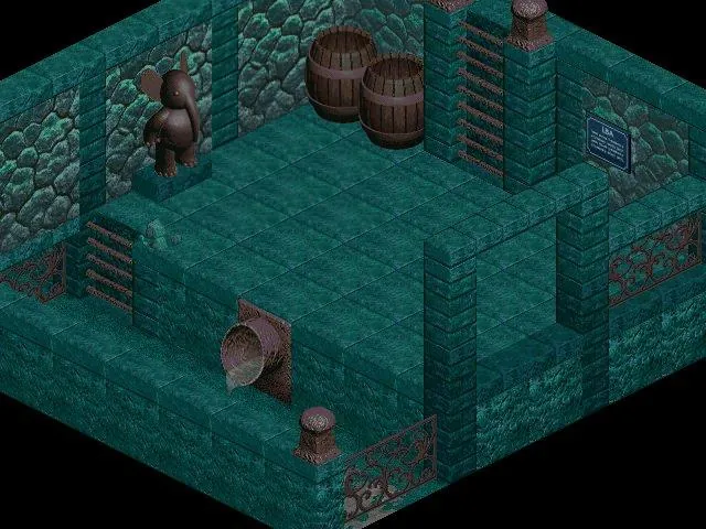 Thumbnail for a map of Citadel Island Sewers - 2 for the PC game Relentless: Twinsen's Adventure.