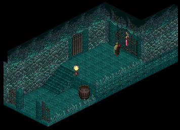 Thumbnail for a map of Fortress Island Below Fortress - Cell for the PC game Relentless: Twinsen's Adventure.