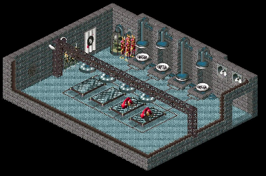 Thumbnail for a map of Fortress Island Fortress - Inside - Clones Room for the PC game Relentless: Twinsen's Adventure.
