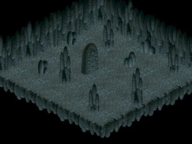 Thumbnail for a map of Fortress Island Runic Stone for the PC game Relentless: Twinsen's Adventure.