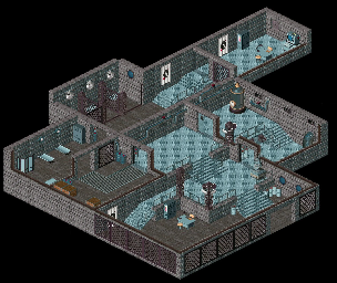 Thumbnail for a map of Hamalayi Mountains Fortress - Inside - Prison for the PC game Relentless: Twinsen's Adventure.