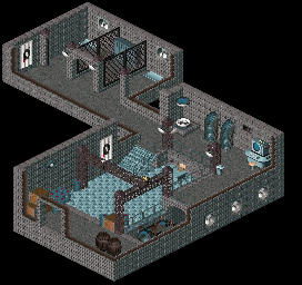 Thumbnail for a map of Hamalayi Mountains Mutant Factory - Entrance for the PC game Relentless: Twinsen's Adventure.