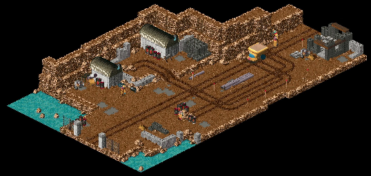 Thumbnail for a map of Polar Island Construction Site - 2 for the PC game Relentless: Twinsen's Adventure.
