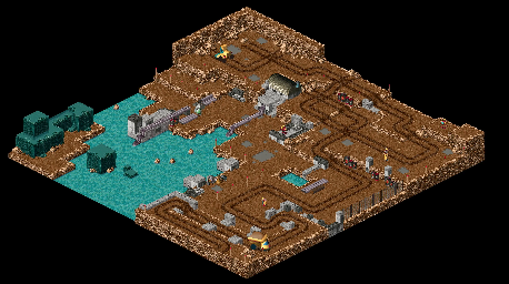 Thumbnail for a map of Polar Island Construction Site - 4 for the PC game Relentless: Twinsen's Adventure.