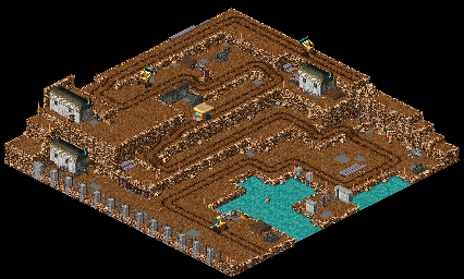 Thumbnail for a map of Polar Island Construction Site - 5 for the PC game Relentless: Twinsen's Adventure.