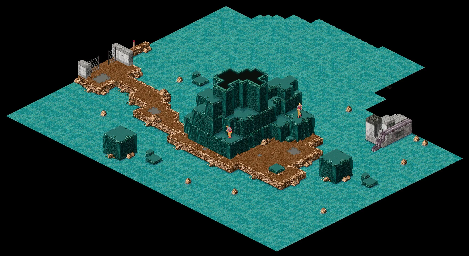 Thumbnail for a map of Polar Island Sendell's Well - Outside for the PC game Relentless: Twinsen's Adventure.