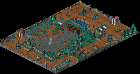 Thumbnail for a map of Principal Island Military Camp for the PC game Relentless: Twinsen's Adventure.