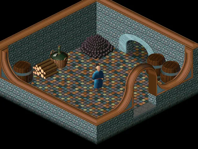 Thumbnail for a map of Principal Island OldBurg - Bob Vortix's House - Cellar for the PC game Relentless: Twinsen's Adventure.