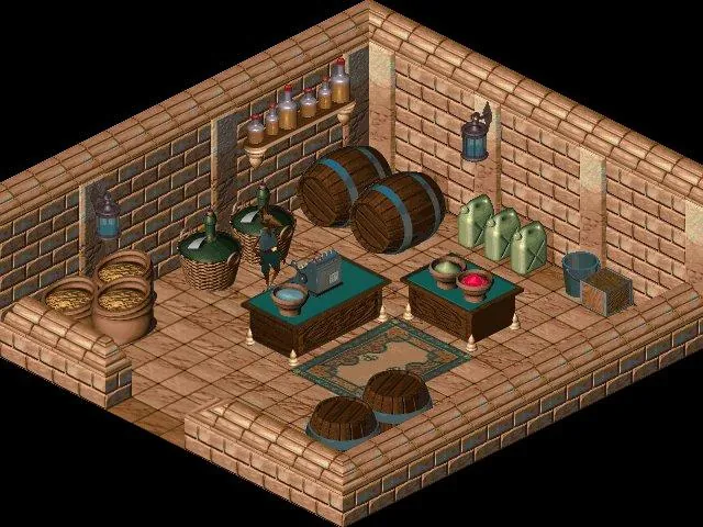 Thumbnail for a map of Principal Island OldBurg - Shop for the PC game Relentless: Twinsen's Adventure.