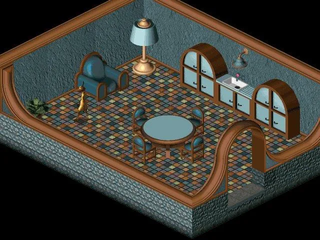 Thumbnail for a map of Principal Island Peg Leg Street - Beatrice's House for the PC game Relentless: Twinsen's Adventure.