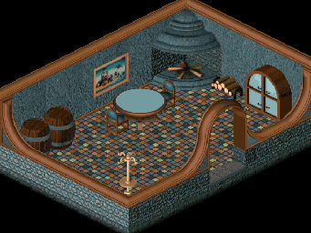 Thumbnail for a map of Principal Island Port Belooga - House for the PC game Relentless: Twinsen's Adventure.