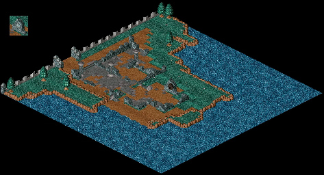 Thumbnail for a map of Principal Island Ruins for the PC game Relentless: Twinsen's Adventure.