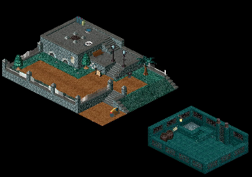 Thumbnail for a map of Principal Island Water Tower for the PC game Relentless: Twinsen's Adventure.