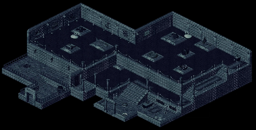 Thumbnail for a map of Proxima Island Museum (Alarm) for the PC game Relentless: Twinsen's Adventure.
