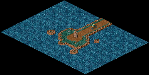 Thumbnail for a map of Proxima Island Runic Stone 2 for the PC game Relentless: Twinsen's Adventure.