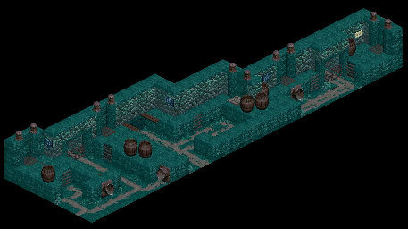 Thumbnail for a map of Proxima Island Sewers for the PC game Relentless: Twinsen's Adventure.