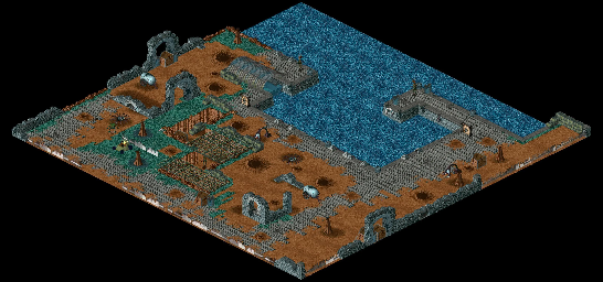 Thumbnail for a map of Rebellion Island Harbour for the PC game Relentless: Twinsen's Adventure.