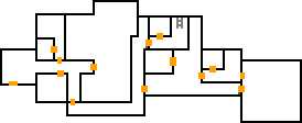 Thumbnail for a map of Residence 1F for the PC game Resident Evil.