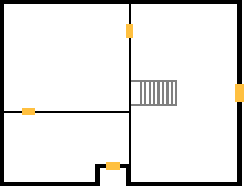 Thumbnail for a map of Library 1F for the PC game Resident Evil: Survivor.