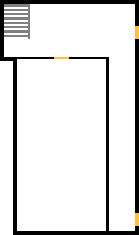 Thumbnail for a map of Movie Theater 1F for the PC game Resident Evil: Survivor.