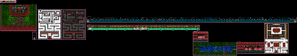 Thumbnail for a map of Death Castle Of Doom! Zone Interiors for the PC game Retro City Rampage DX.
