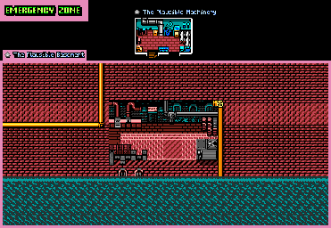 Thumbnail for a map of Emergency Zone Interiors for the PC game Retro City Rampage DX.