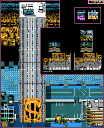 Thumbnail for a map of Intro City Zone for the PC game Retro City Rampage DX.