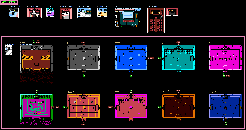Thumbnail for a map of West Bend Zone Interiors for the PC game Retro City Rampage DX.