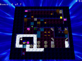 Thumbnail for a map of Classic At The Edge Of Space And Time: Chain Reaction for the PC game Return Of The Phantom.